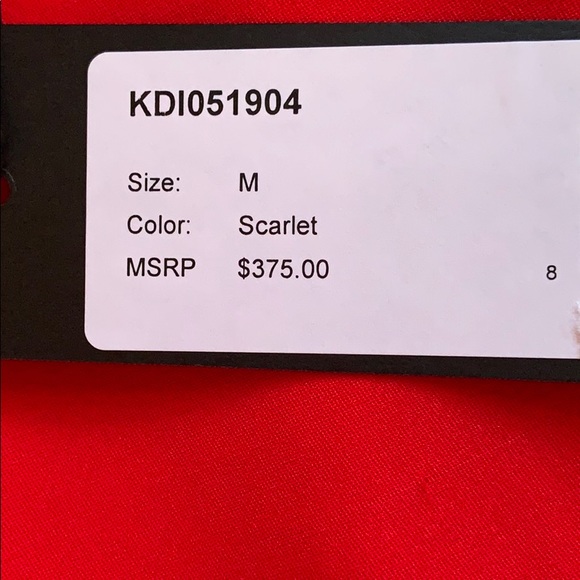 Scarlet Red Halston Dress - Picture 3 of 3